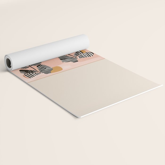 Tropical Sunset Palms II Yoga Mat Gallery Image 2