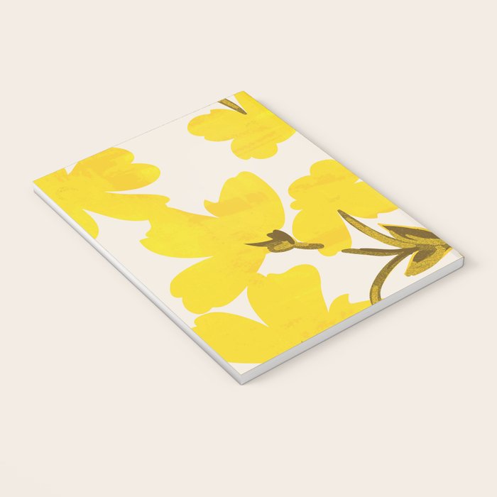 Soft Yellow Flowers Notebook Gallery Image 3