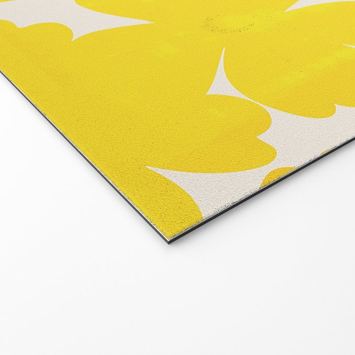 Soft Yellow Flowers Welcome Mat Gallery Image 2