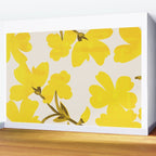 Soft Yellow Flowers Wall Mural Gallery Image 2