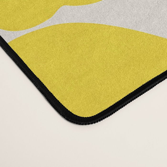 Soft Yellow Flowers Desk Mat Gallery Image 4