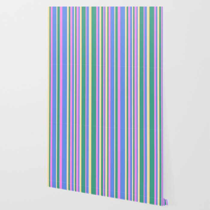 Classic Stripes XV - 90s Pastel Wallpaper Gallery Image 2