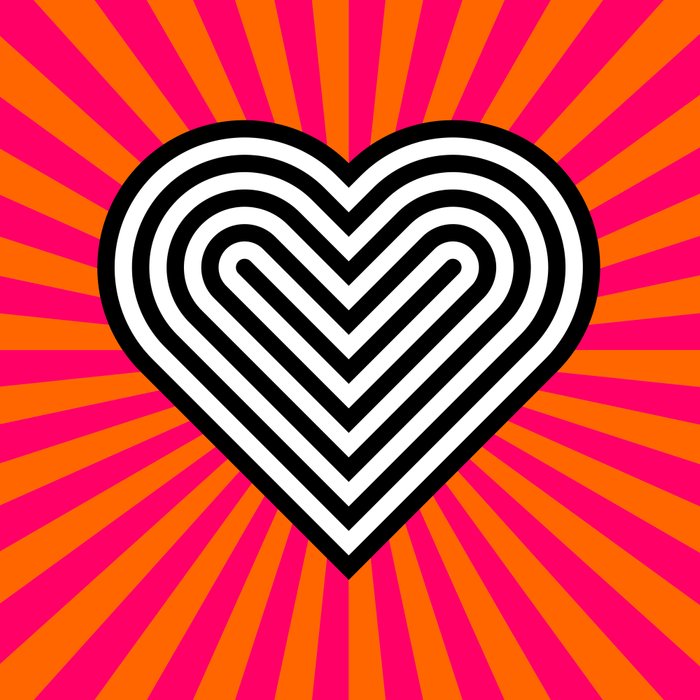 Pop art heart Coffee Mug Gallery Image 2