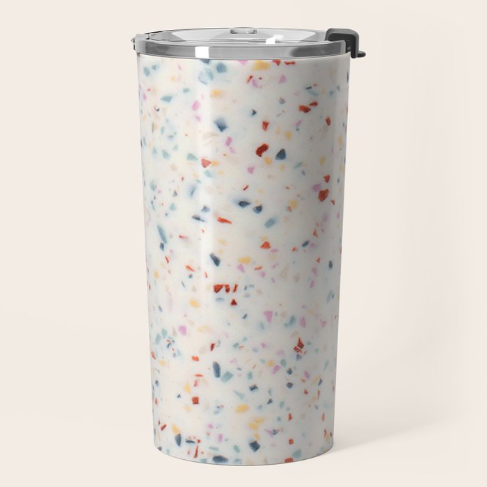 Terrazzo Confetti Print Travel Mug Gallery Image 2