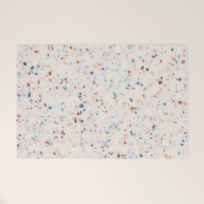 Terrazzo Confetti Print Welcome Mat Gallery Image 1