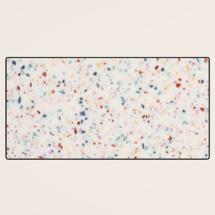 Terrazzo Confetti Print Desk Mat Gallery Image 3