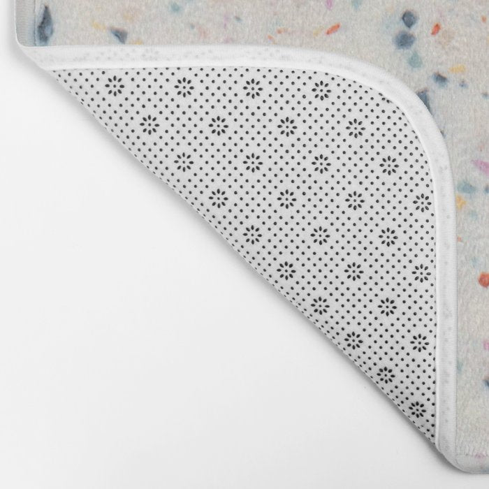 Terrazzo Confetti Print Bath Mat Gallery Image 2