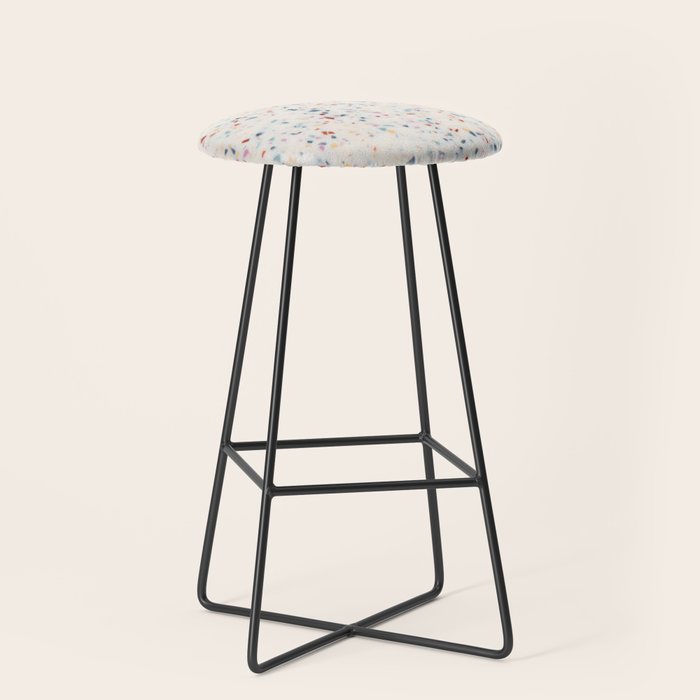 Terrazzo Confetti Print Stool Gallery Image 1