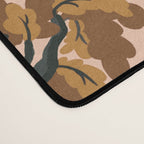 Cute Peach Wildlife Pattern Desk Mat Gallery Image 4