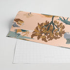 Cute Peach Wildlife Pattern Wrapping Paper Gallery Image 2