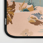Cute Peach Wildlife Pattern Laptop Sleeve Gallery Image 3