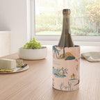 Cute Peach Wildlife Pattern Wine Chiller Gallery Image 4