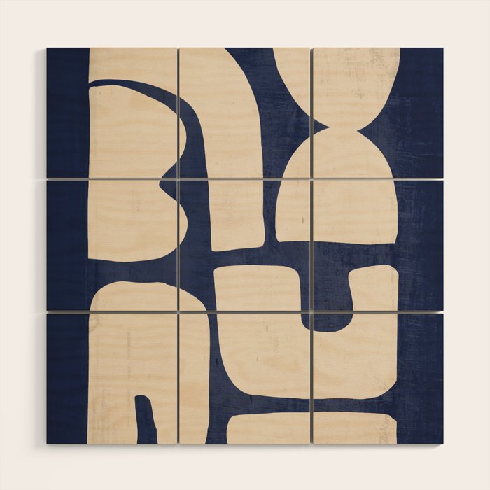 Minimal Shapes 15 Wood Wall Art Gallery Image 1