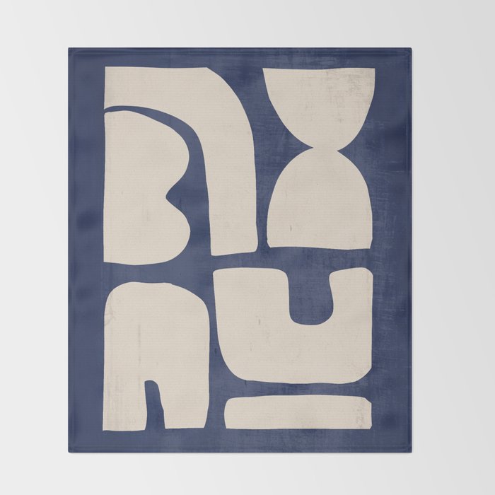 Minimal Shapes 15 Throw Blanket Gallery Image 2