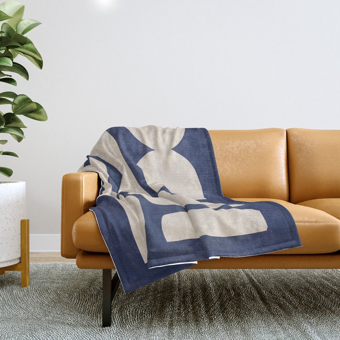 Minimal Shapes 15 Throw Blanket Gallery Image 1
