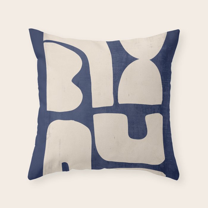 Minimal Shapes 15 Throw Pillow Gallery Image 1