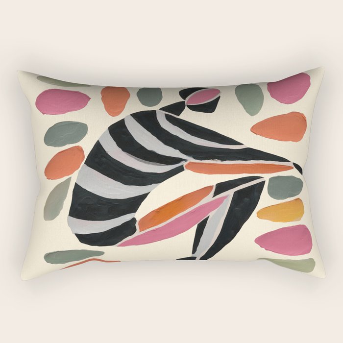 Dance of Shapes Rectangular Pillow Gallery Image 2