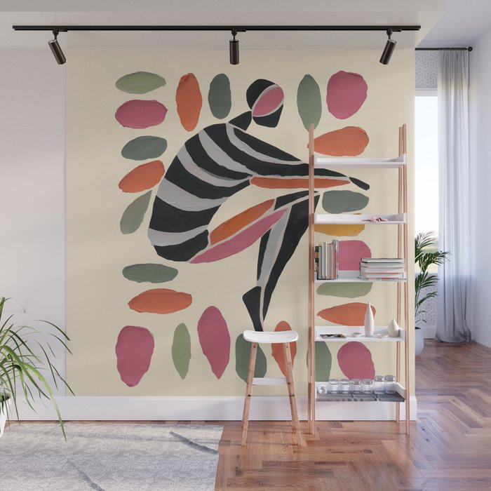 Dance of Shapes Wall Mural Gallery Image 1
