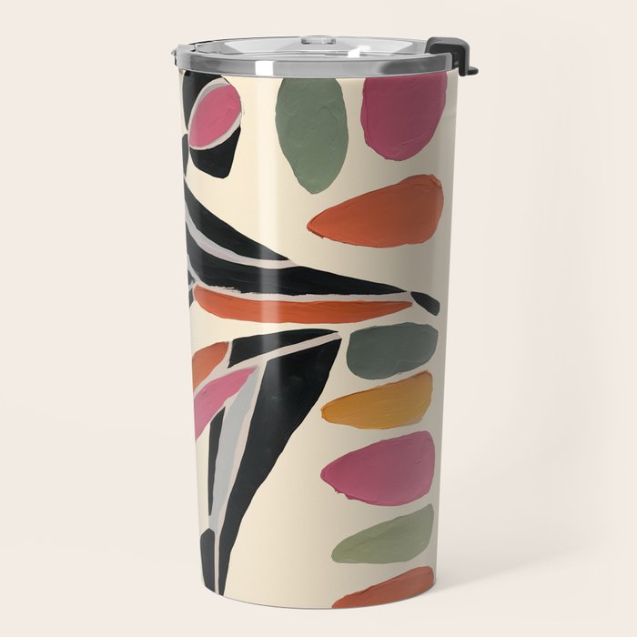 Dance of Shapes Travel Mug Gallery Image 2