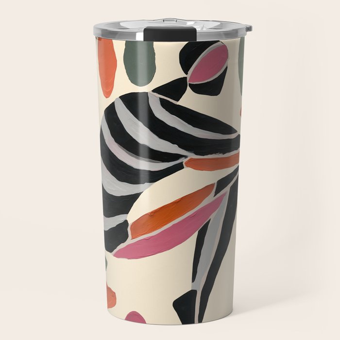Dance of Shapes Travel Mug Gallery Image 1