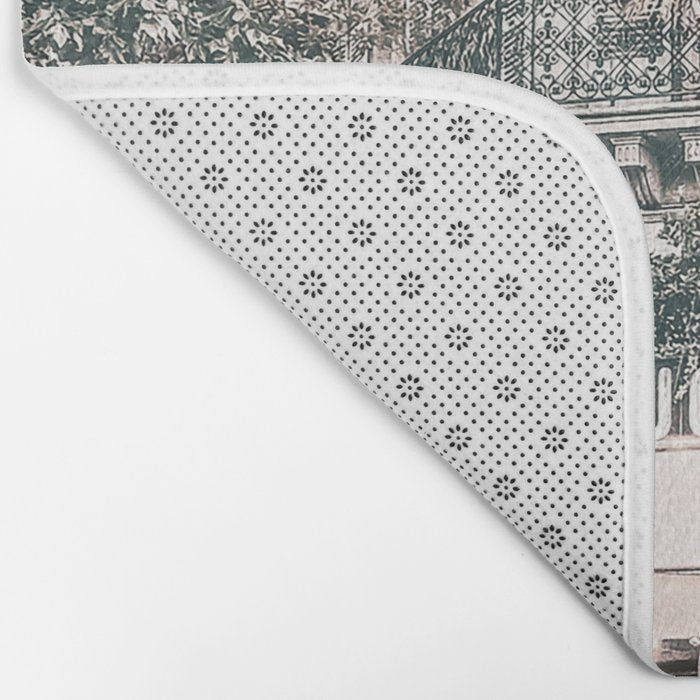 Paris City Poster Bath Mat Gallery Image 2