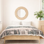 Paris City Poster Duvet Cover Gallery Image 3