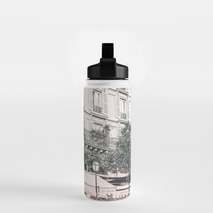 Paris City Poster Water Bottle Gallery Image 2