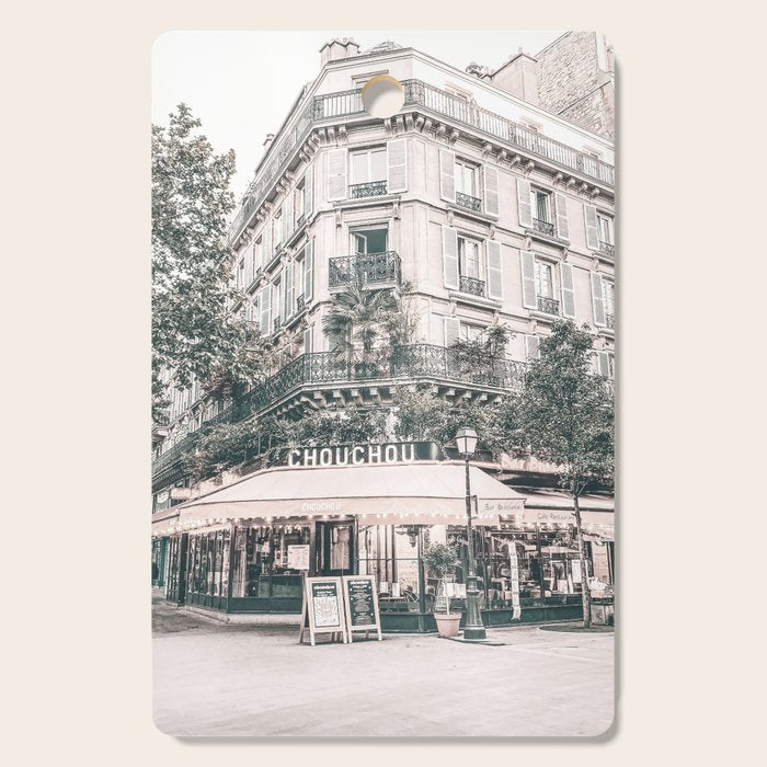 Paris City Poster Cutting Board Gallery Image 1