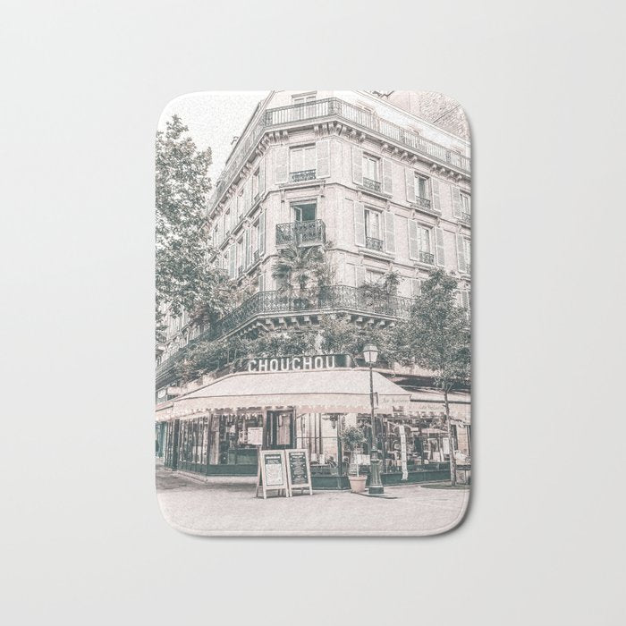 Paris City Poster Bath Mat Gallery Image 1