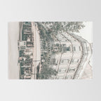 Paris City Poster Rug Gallery Image 2