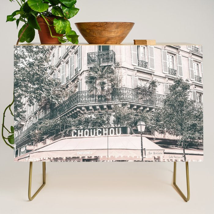 Paris City Poster Credenza Gallery Image 1