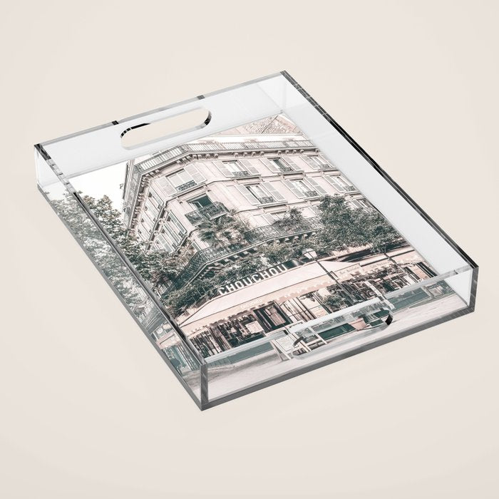 Paris City Poster Acrylic Tray Gallery Image 1