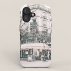 Paris City Poster iPhone Case Gallery Image 1
