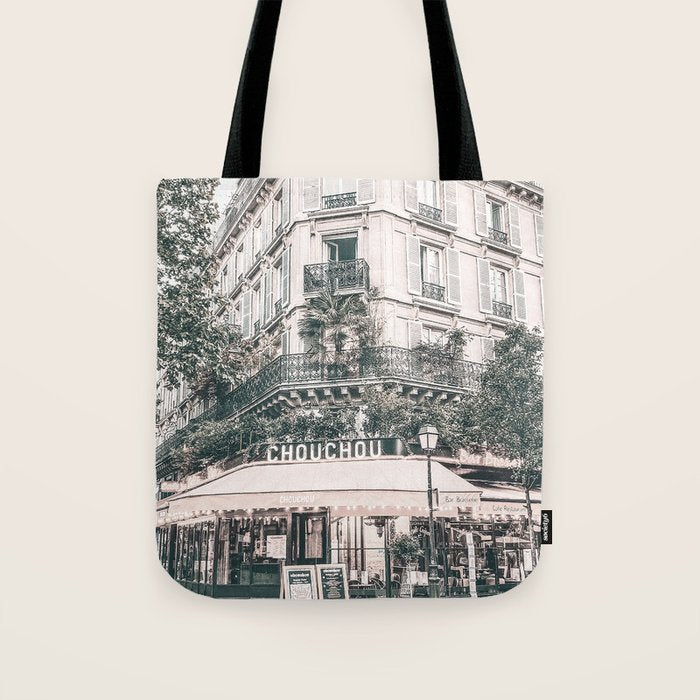 Paris City Poster Tote Bag Gallery Image 1