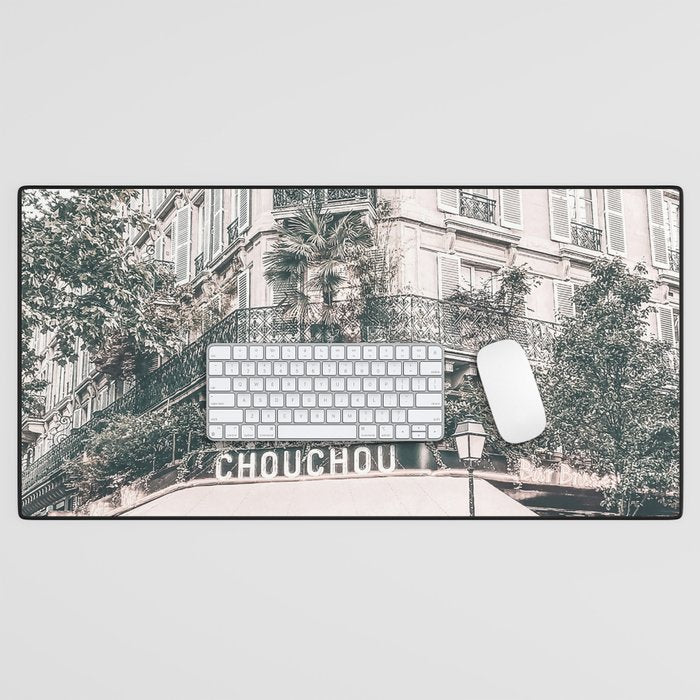 Paris City Poster Desk Mat Gallery Image 1