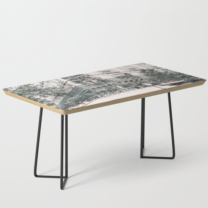 Paris City Poster Coffee Table Gallery Image 1