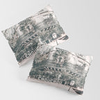Paris City Poster Pillow Sham Gallery Image 3