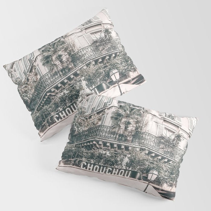 Paris City Poster Pillow Sham Gallery Image 3