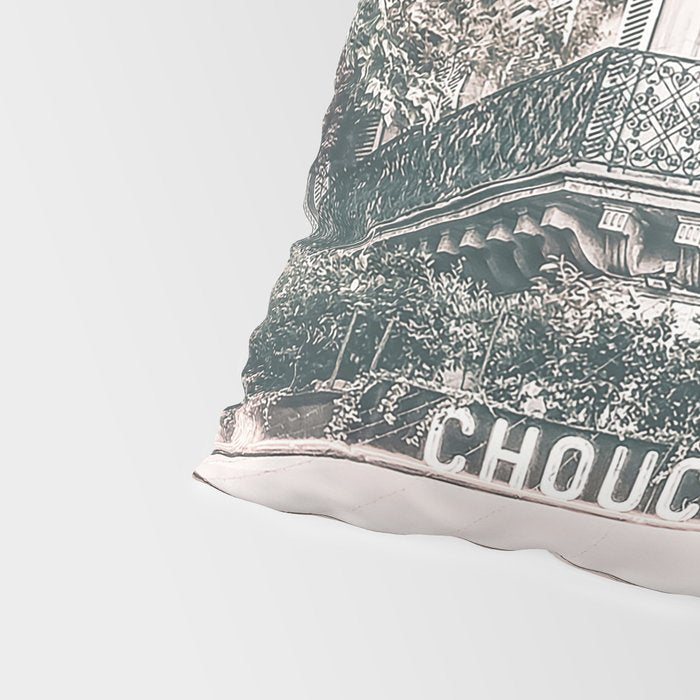 Paris City Poster Pillow Sham Gallery Image 4