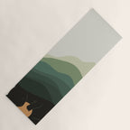 Cat Landscape 8B: Where does the Sun go? Yoga Mat Gallery Image 1