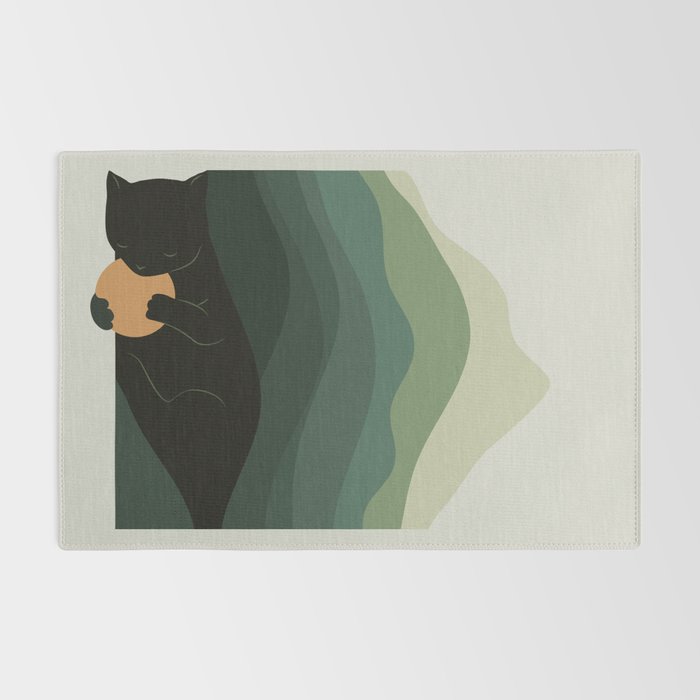 Cat Landscape 8B: Where does the Sun go? Rug Gallery Image 2