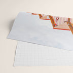 Sorrento Stripes | Red And Orange Beach Changing Rooms Art Print | Amalfi Coast Italy Travel Photography Wrapping Paper Gallery Image 2