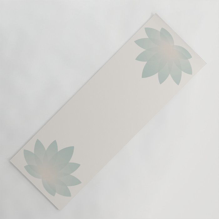 Lotus Flower Minimalism VI Yoga Mat Gallery Image 1
