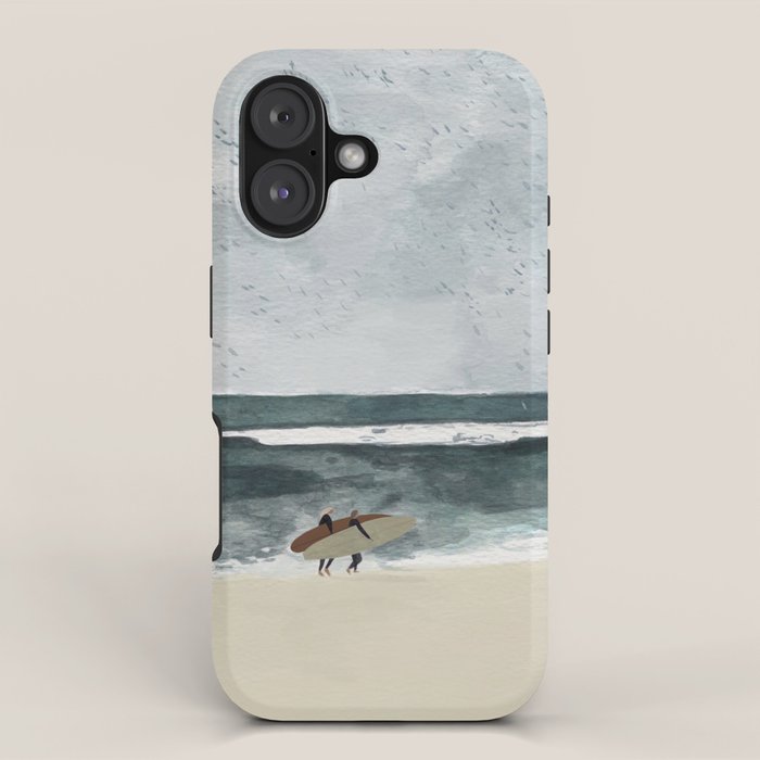 Rainy Surf iPhone Case