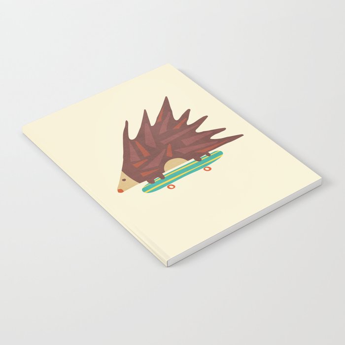 Hedgehog in hair raising speed Notebook Gallery Image 2