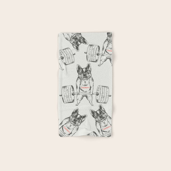 Frenchie Lift Bath Towel Gallery Image 1