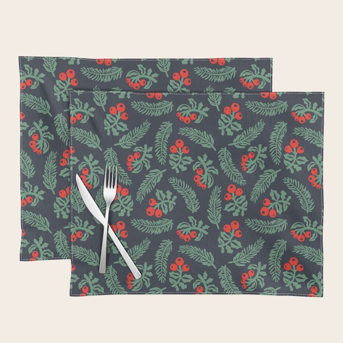 Christmas Greenery Placemat Gallery Image 1