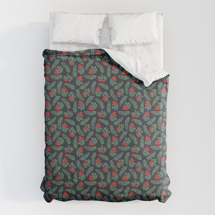 Christmas Greenery Duvet Cover Gallery Image 6