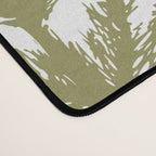 Christmas Trees and Deer, Pattern, Green and Blue Desk Mat Gallery Image 4