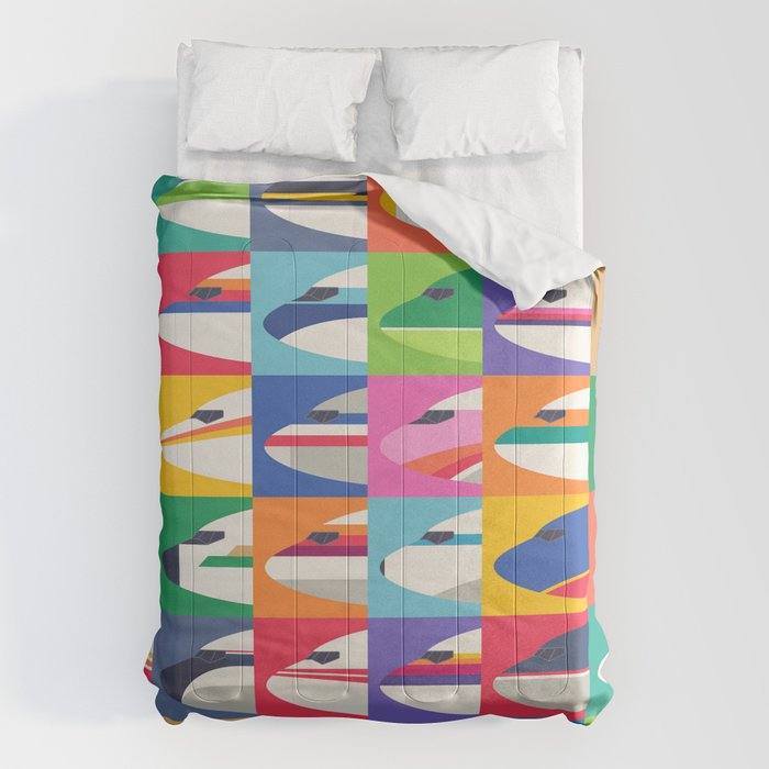 Retro Airline Nose Livery - USA Comforter Gallery Image 6